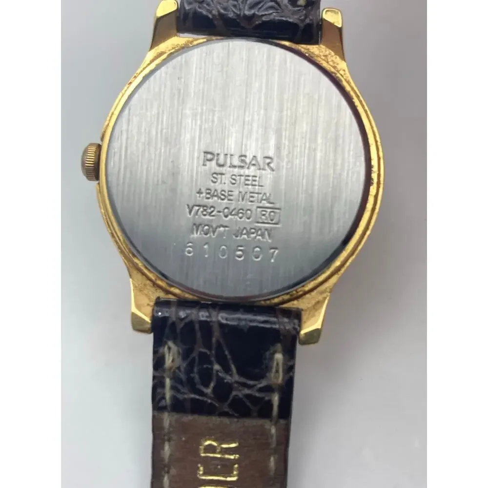 VTG Pulsar Women's Watch 26mm - Fresh Battery - Adjustable Leather - Luminescent